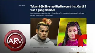 Cardi B reacciona a declaraciones de Tekashi 6ix9ine | Al Rojo Vivo | Telemundo