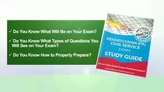 Pennsylvania  Exam Civil Service Test Study Guide