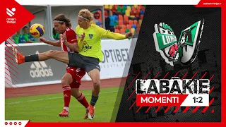 18. kārta. FK Liepāja 1:2 FK Tukums 2000/ Telms. (Labākie momenti)