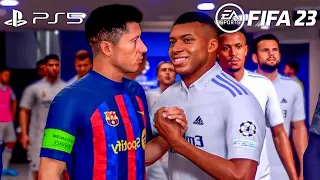 FIFA 23 | Real Madrid Vs Barcelona | Ft. Mbappe, Lewandowski, | 4K Gameplay