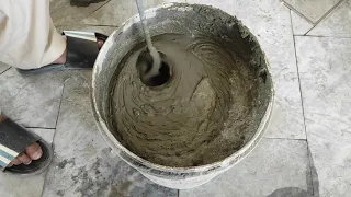 How To Make Tiles Bond Mixing Properly - Bond Mixing For Tiles Fitting