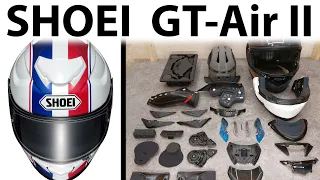 Shoei GT Air II - Полная разборка (disassembly)