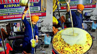 लाल SINGH का अमृतसरी केसरिया दूध || दूध फटने की AMAZING कला 😳😳 AMRITSAR FAMOUS 😱😱