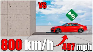 Audi RS5 VS Wall 800 km/h (250) #cars crash test | beamng drive | car torture