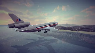 Failed aborted landings and crashes - feat. Newly built DC-10 | Besiege