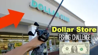 Dollar Store Fishing Challenge!! (Surprising!)