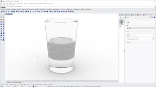 Modeling and rendering a simple glass with Rhino 6