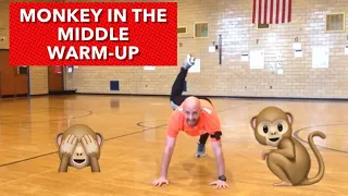 PhysEdZone: "Monkey in the middle" PE Dance Fitness Warm-Up | Brain Break