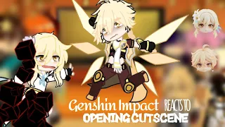 Genshin Impact reacts to Opening Cutscene! | Male MC/Traveler | Rushed | ZeYev