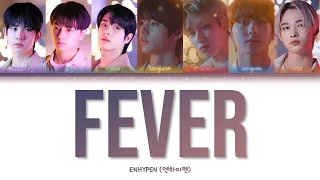 ENHYPEN (엔하이펜) - 'FEVER' Lyrics (Color coded)