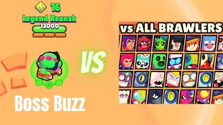 Boss Buzz Vs All Brawlers|| Brawl Stars