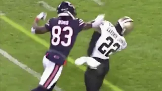 Ex Chicago Bears Javon Wims Sucker Punches New Orelans Saints Chauncey Gardner Johnson