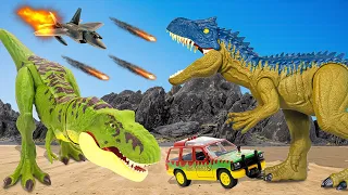 Jurassic Park The Lost World | Tyrannosaurus Rex Bull | T-rex Chase 2024 | Red Dino