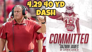 Arkansas Just Got One of the Fastest Players in CFB (Dazmin James)