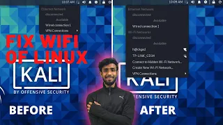 Fixed wifi problem of Kali Linux 100%| Wifi solution for Linux | Wifi not detecting solved 100% |