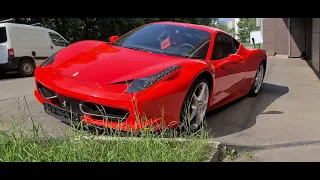 Ferrari 458 с пробегом 1500км, так должна выглядеть капсула времени!