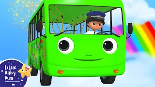 Color Bus Song | Nursery Rhymes for Babies by LittleBabyBum - ABCs and 123s