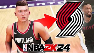 Trading Damian Lillard! NBA 2K24 Portland Trailblazers Franchise Ep.1