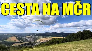 Paragliding Horná Súča, Slovensko - 64 km cestou na Mistrovství ČR (2.7.2023)