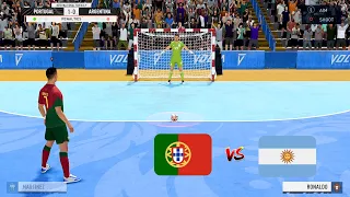 FIFA23 | PORTUGAL VS ARGENTINA | Penalty shootout  Futsal 2023 | RONALDO VS MESSI | Gameplay PC