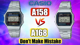 Casio A158 Vs A168 | Which One Should You Choose ?