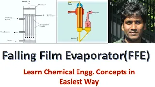 Falling Film Evaporator (FFE) || Working Principle || Basics@ChemicalMahi