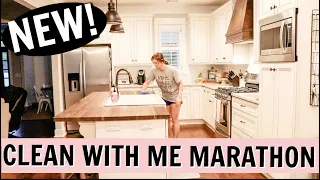 CLEAN WITH ME MARATHON 2019 | OVER 1 1/2 HOURS OF CLEANING | CLEAN THE HOUSE | Amy Darley