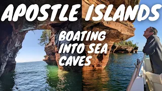 Apostle Islands – Mainland, Sand Island, & Devils Island SEA CAVES