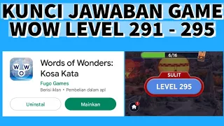 Kunci Jawaban Game WoW Level 291, 292, 293, 294, 295