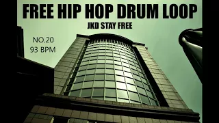 FREE HIP HOP DRUM LOOP NO.20 - 93 BPM