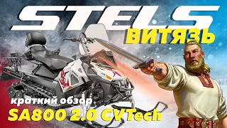 Обзор на снегоход STELS Витязь SA 800 СVTech версия 2.0 #снегоход #stels #витязь