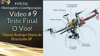 F450 Dji teste final de Voo antes de enviar para o Cliente Rodrigo Matos de Piracicaba SP #9