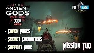 Doom Eternal The Ancient Gods Blood Swamps Guide Codex, Secret Encounters, Support Runes Locations