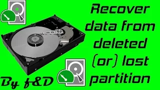 How to recover data from deleted or lost partition by using TESTDISK 2016