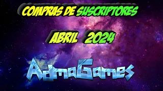 ¡COMPRAS DE SUSCRIPTORES: ABRIL 2024! | Switch | Xbox | PS4 | PS5 | Retro | AdmaGames