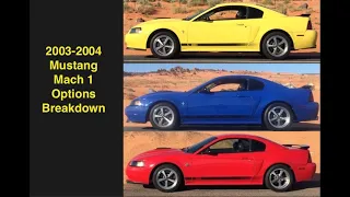 2003 / 2004 Mustang Mach 1 Interior and Transmission Breakdown Statistics