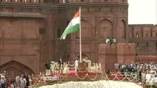 PM Modi unfurls the Tricolour flag at the ramparts of Red Fort on 69th Independence Day