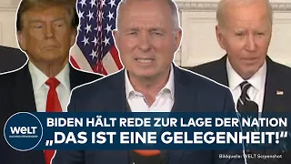 USA: Mitten im Wahlkampf! Angriff auf Donald Trump? Joe Biden hält Rede zur Lage der Nation