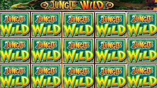 ★★JACKPOT HANDPAY★★$37 BETS★★JUNGLE WILD HIGH LIMIT SLOT MACHINE BUENO DINERO MUSEUM SLOTS WMS