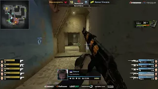 s1mple 3k on the retake Mirage