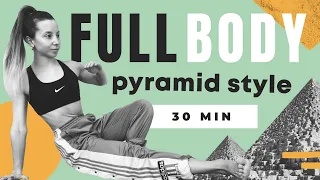 30 Min FULL BODY PYRAMID WORKOUT // No Equipment