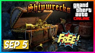 Shipwreck Locations TODAY September 5 GTA Online