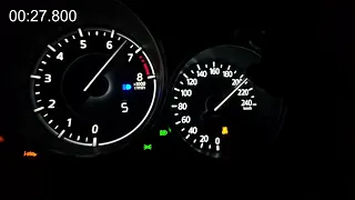 Mazda MX-5 RF 2.0 184HP acceleration 0-225km/h