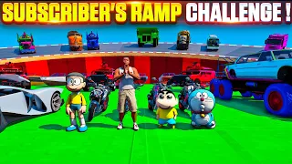 Container Blast Mega Ramp Challenge With Shinchan Doraemon & Nobita😱 Full Fun🤣