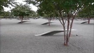 The National 9/11 Pentagon Memorial, Arlington, Virginia, USA.