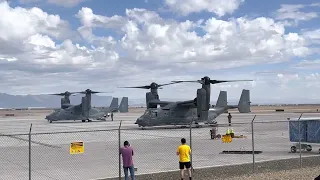 V22 Osprey startup @ Gateway Airport