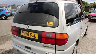 1998 VW SHARAN VR6 SYNCRO DAY CAMPER - CLWYD AUCTION CENTRE -EWLOE