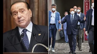 Frail Silvio Berlusconi, 84, spends the night in hospital