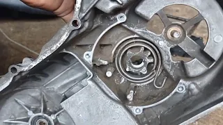 not everyone knows  scooter kick starter spring installation trick