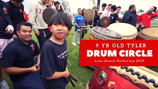 9yr Old Tyler on 7 Lion Dance Drum